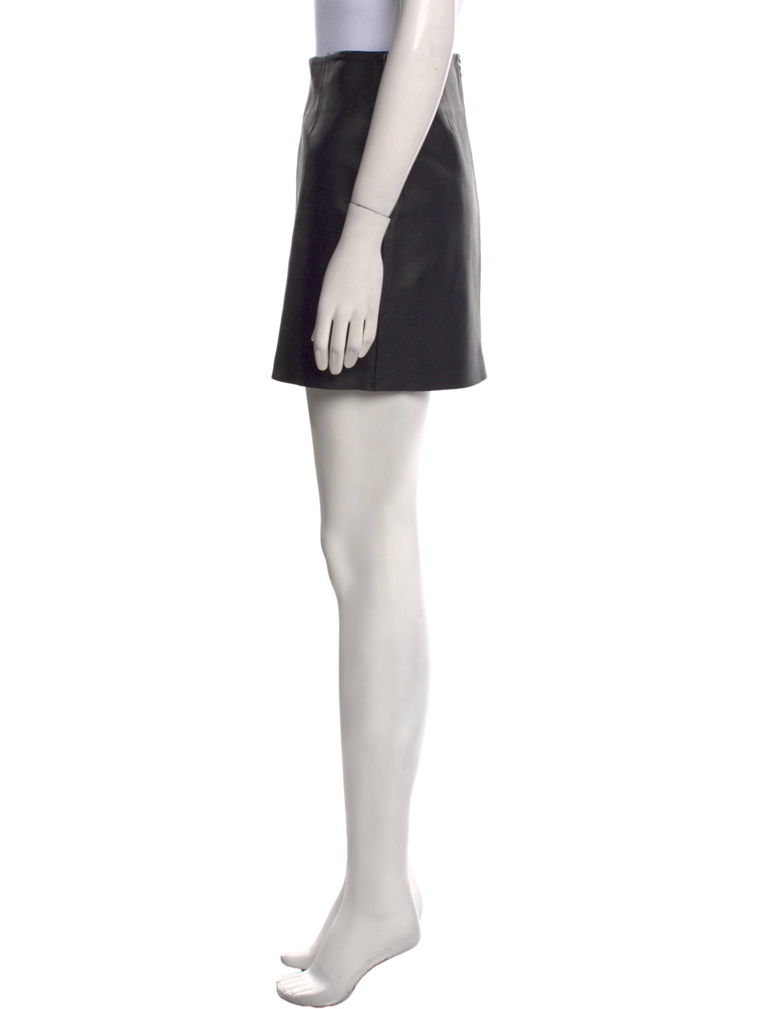 Sandro Leather Mini Skirt