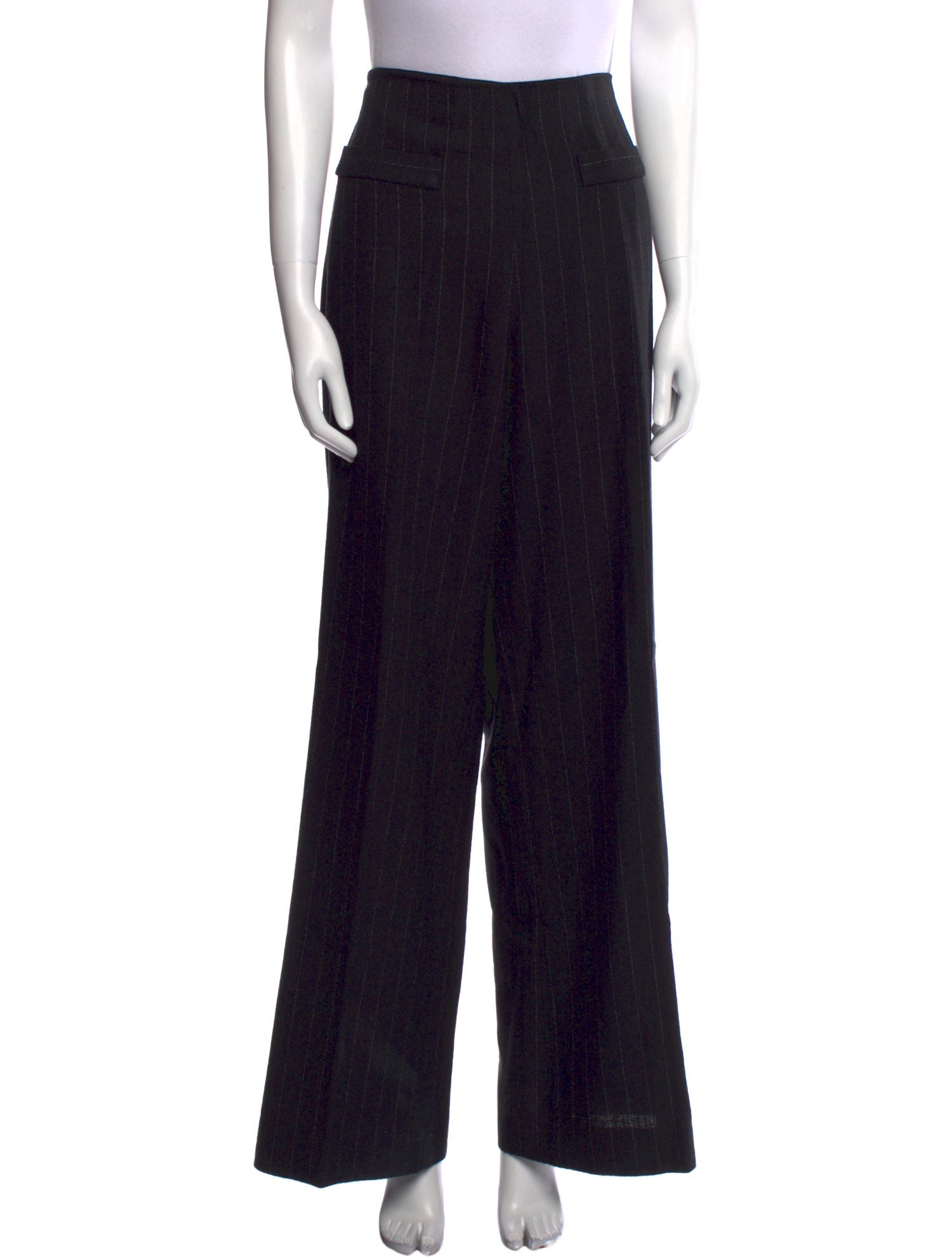 Sandro Wool Wide Leg Pants