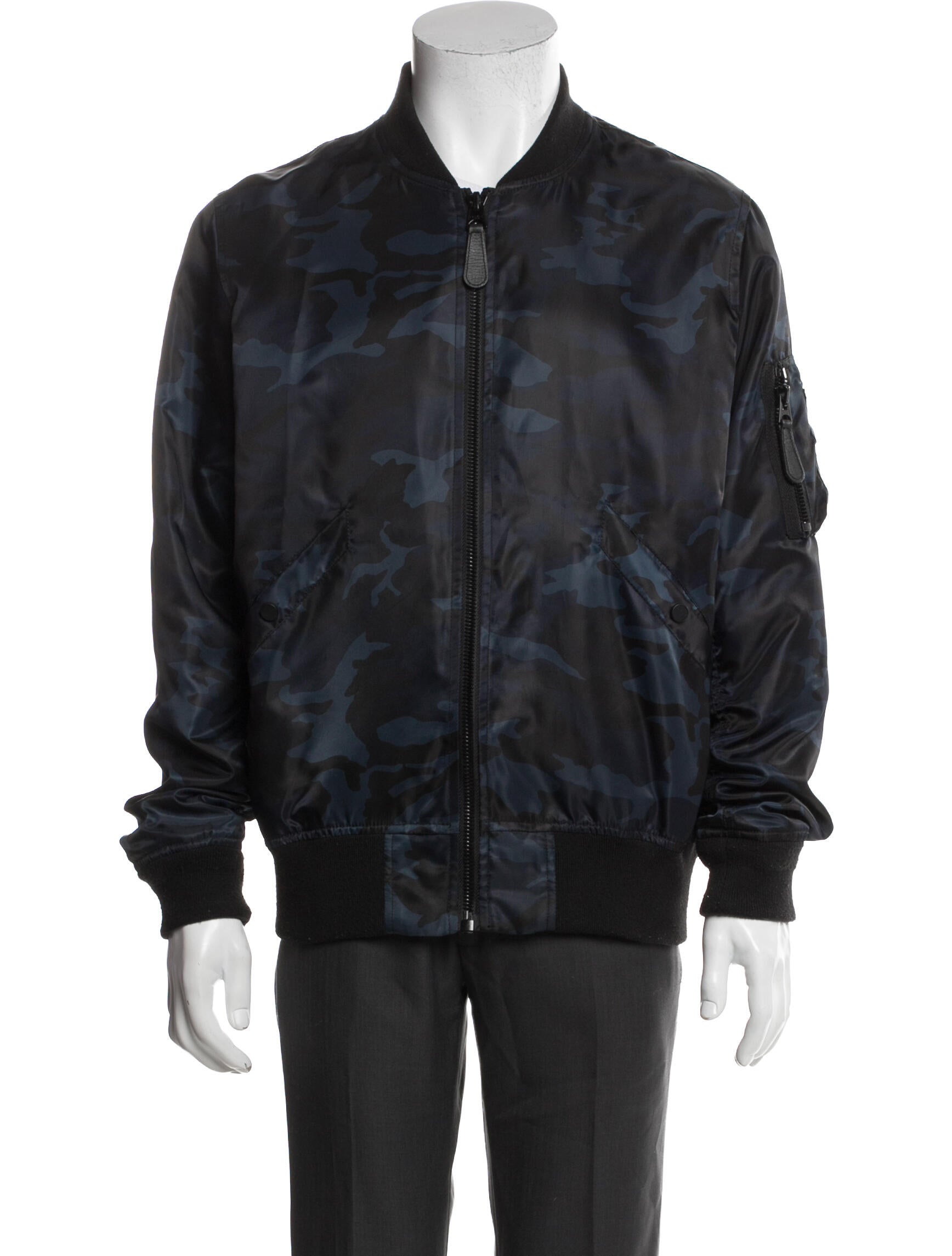 Sandro Printed Bomber Jacket