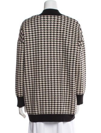 Sandro Houndstooth Print Evening Jacket
