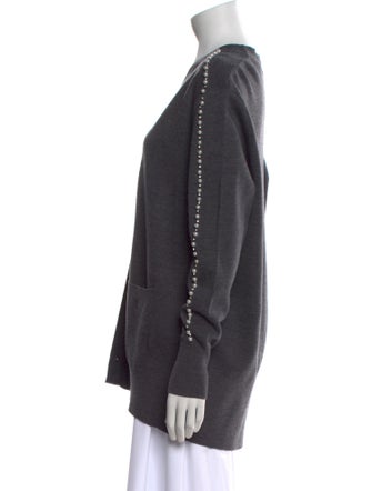 Sandro Wool V-Neck Sweater