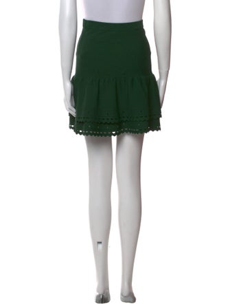 Sandro Lasercut Accents Mini Skirt