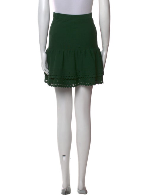 Sandro Lasercut Accents Mini Skirt