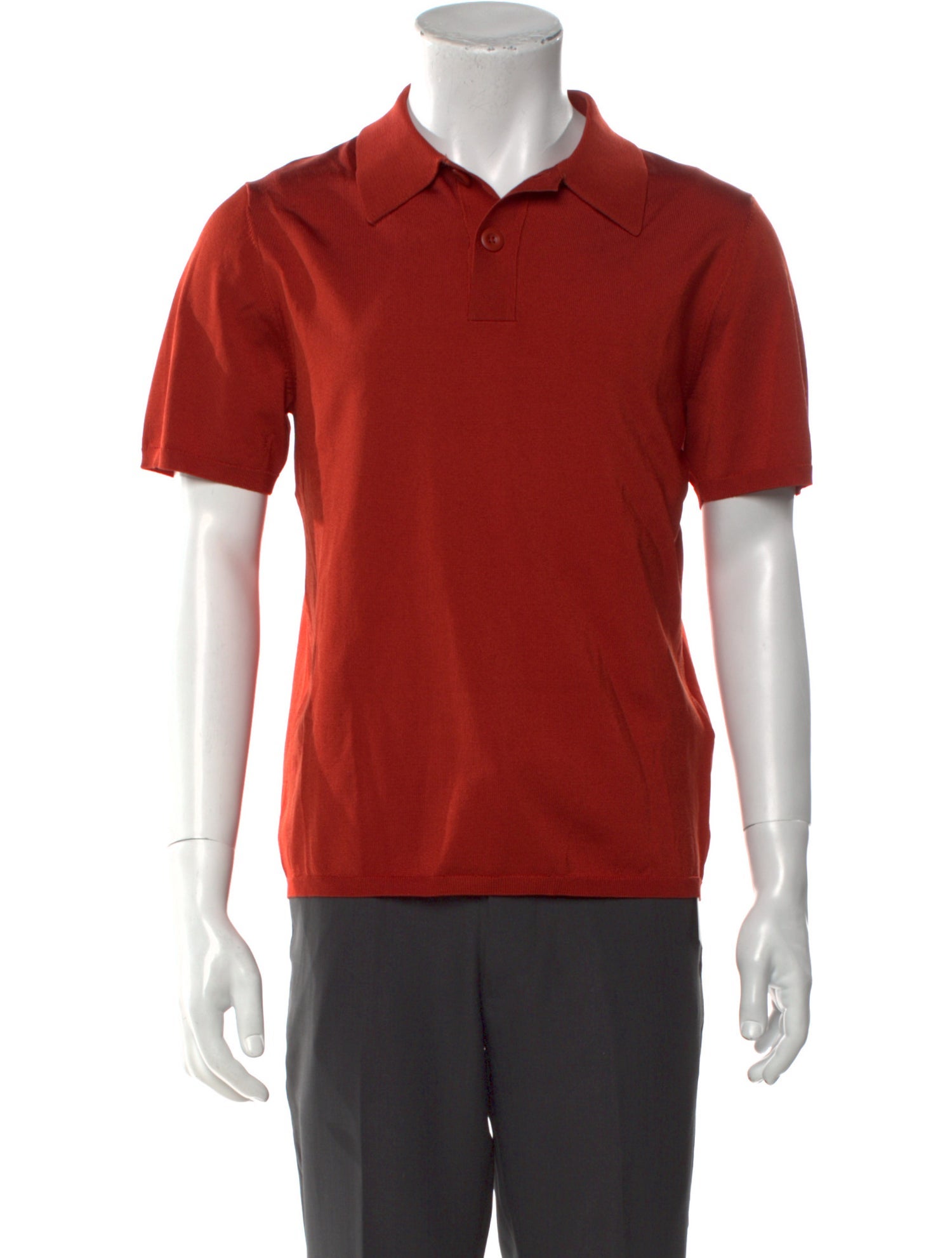 Sandro Collar Short Sleeve Polo Shirt