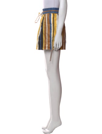 Sandro Linen Mini Shorts