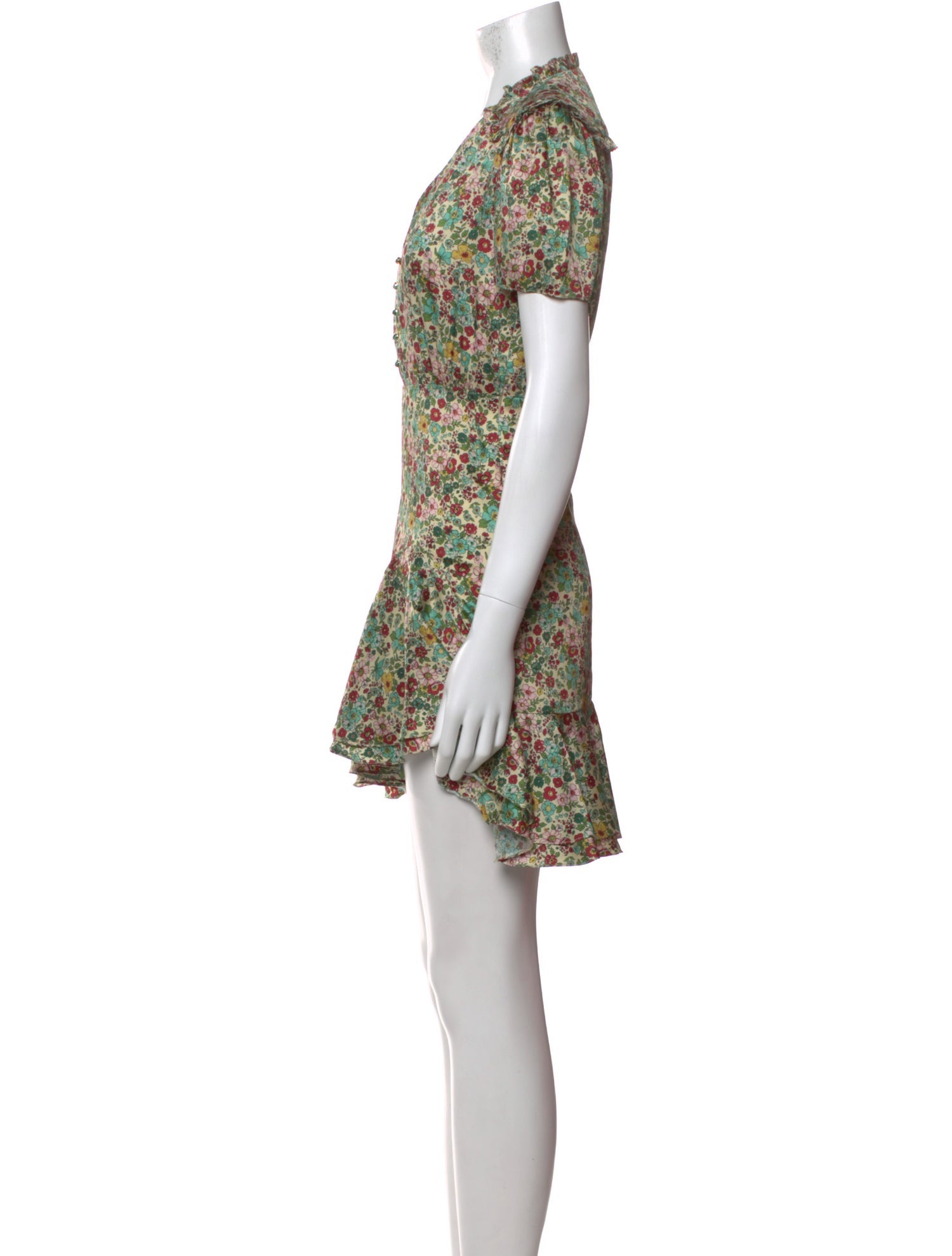 Sandro Floral Print Mini Dress