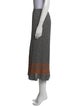 Sandro Colorblock Pattern Midi Length Skirt