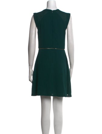 Sandro Crew Neck Mini Dress