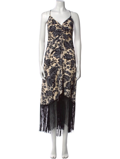 Sandro Silk Knee-Length Dress