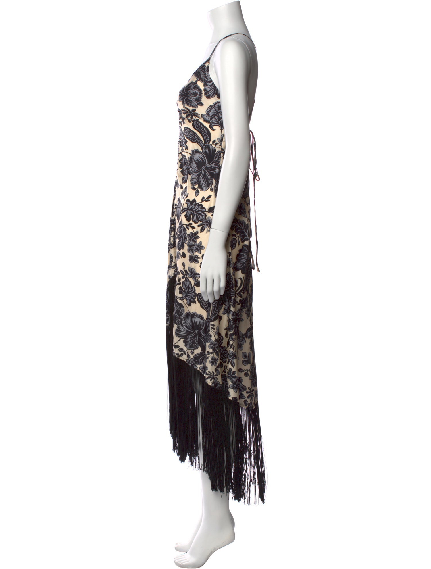 Sandro Silk Knee-Length Dress