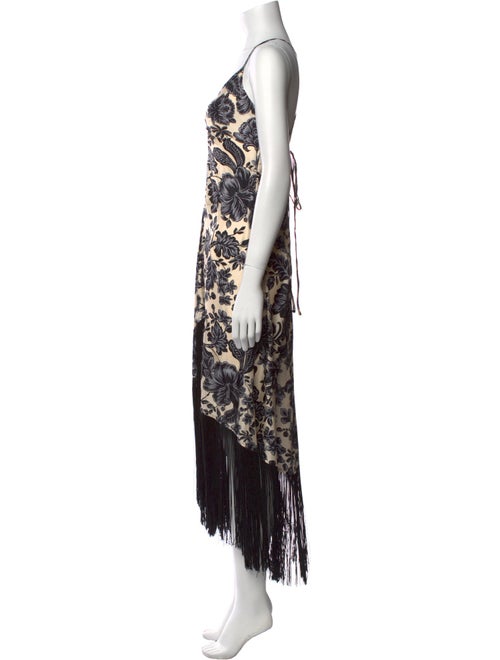 Sandro Silk Knee-Length Dress