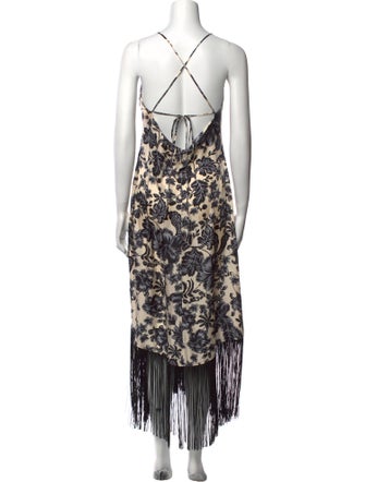 Sandro Silk Knee-Length Dress