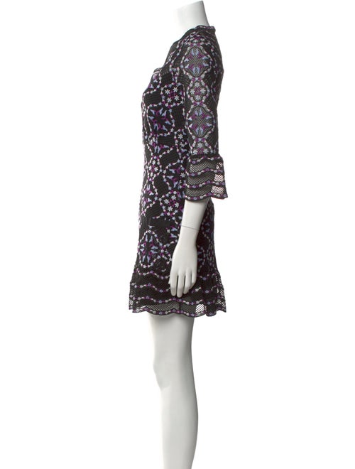 Sandro Printed Mini Dress