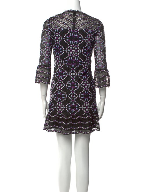 Sandro Printed Mini Dress