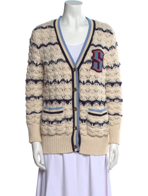 Sandro Wool Striped Sweater