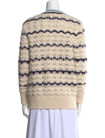Sandro Wool Striped Sweater