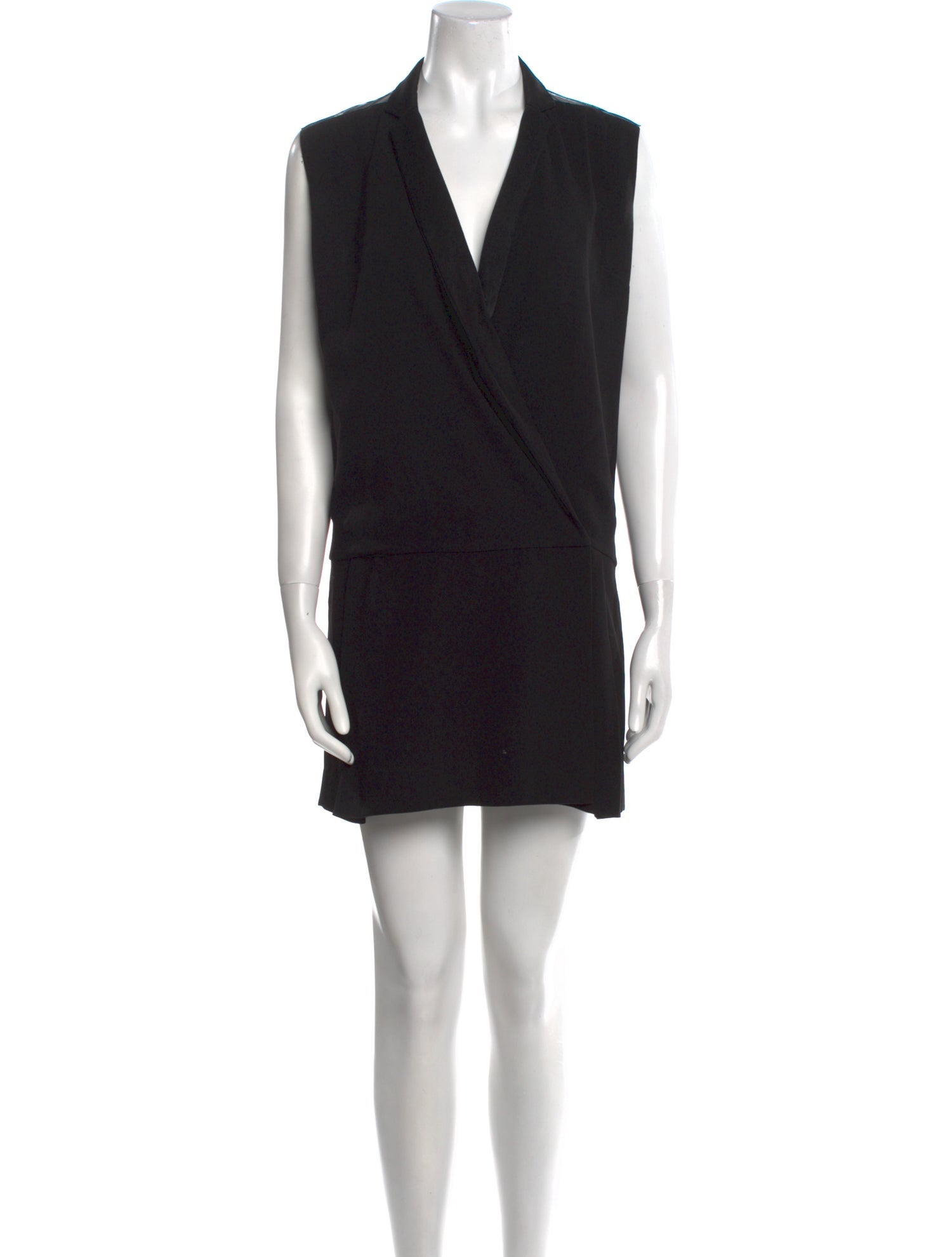 Sandro V-Neck Mini Dress