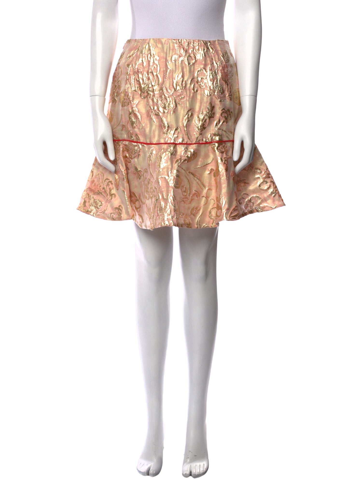 Sandro Floral Print Mini Skirt