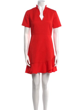 Sandro V-Neck Mini Dress