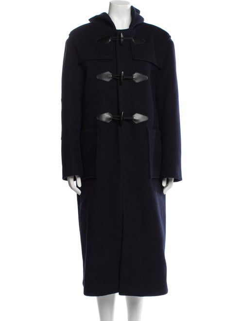 Sandro Wool Faux Fur Coat