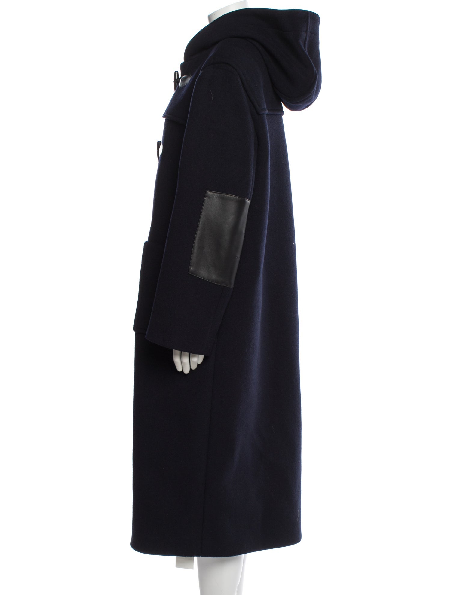 Sandro Wool Faux Fur Coat