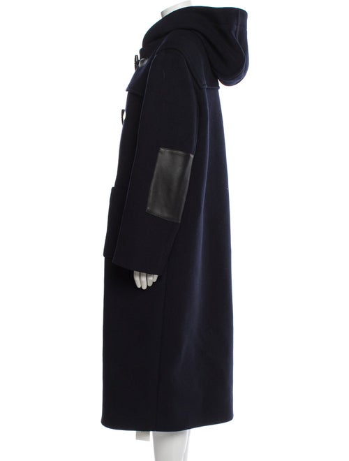 Sandro Wool Faux Fur Coat