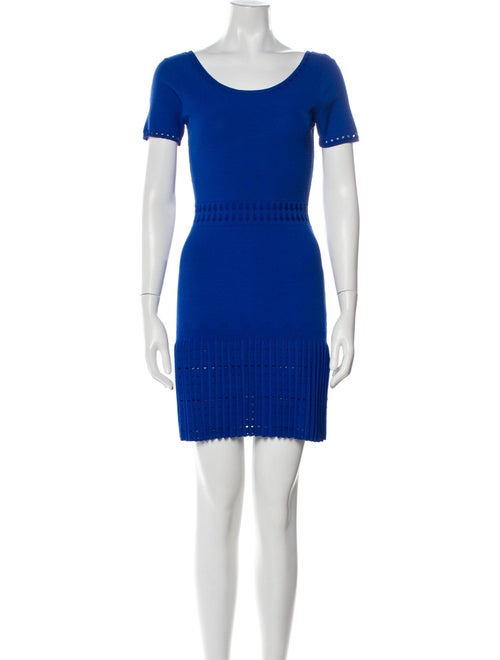 Sandro Scoop Neck Mini Dress