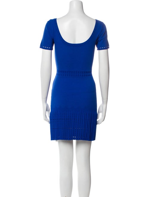 Sandro Scoop Neck Mini Dress