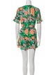 Sandro Silk Floral Print Romper