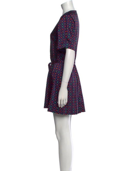 Sandro Printed V-Neck Romper