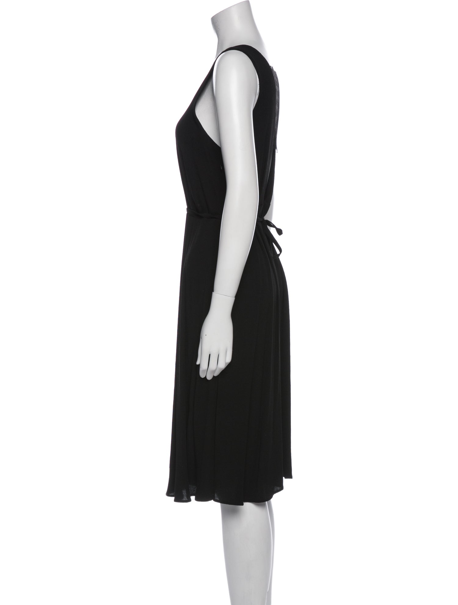 Sandro Square Neckline Midi Length Dress