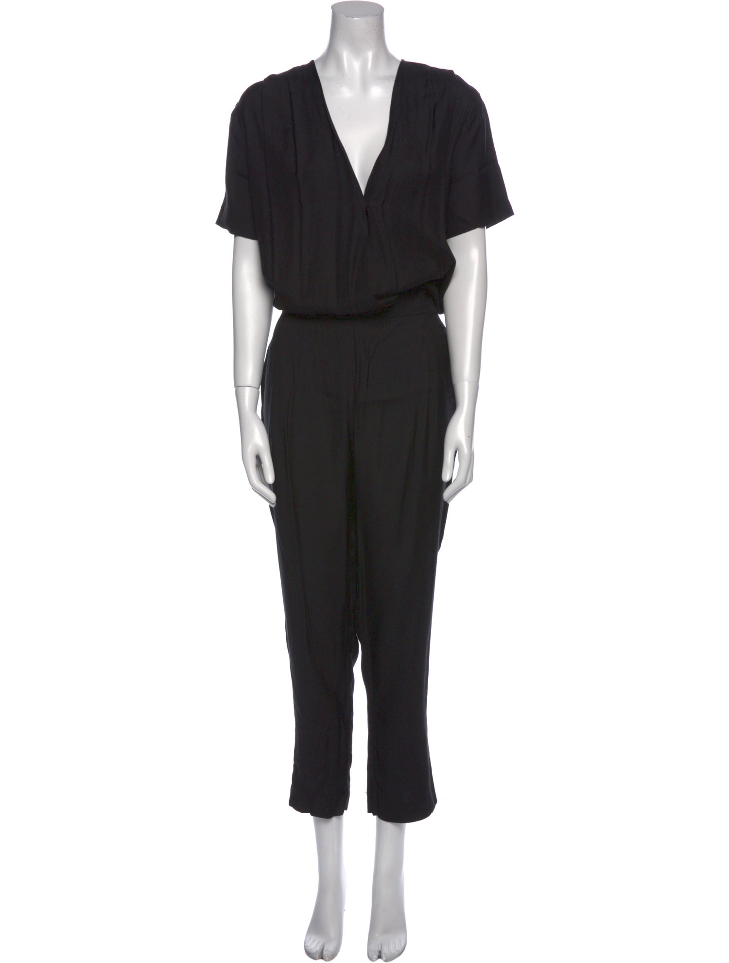 Sandro V-Neck Jumpsuit