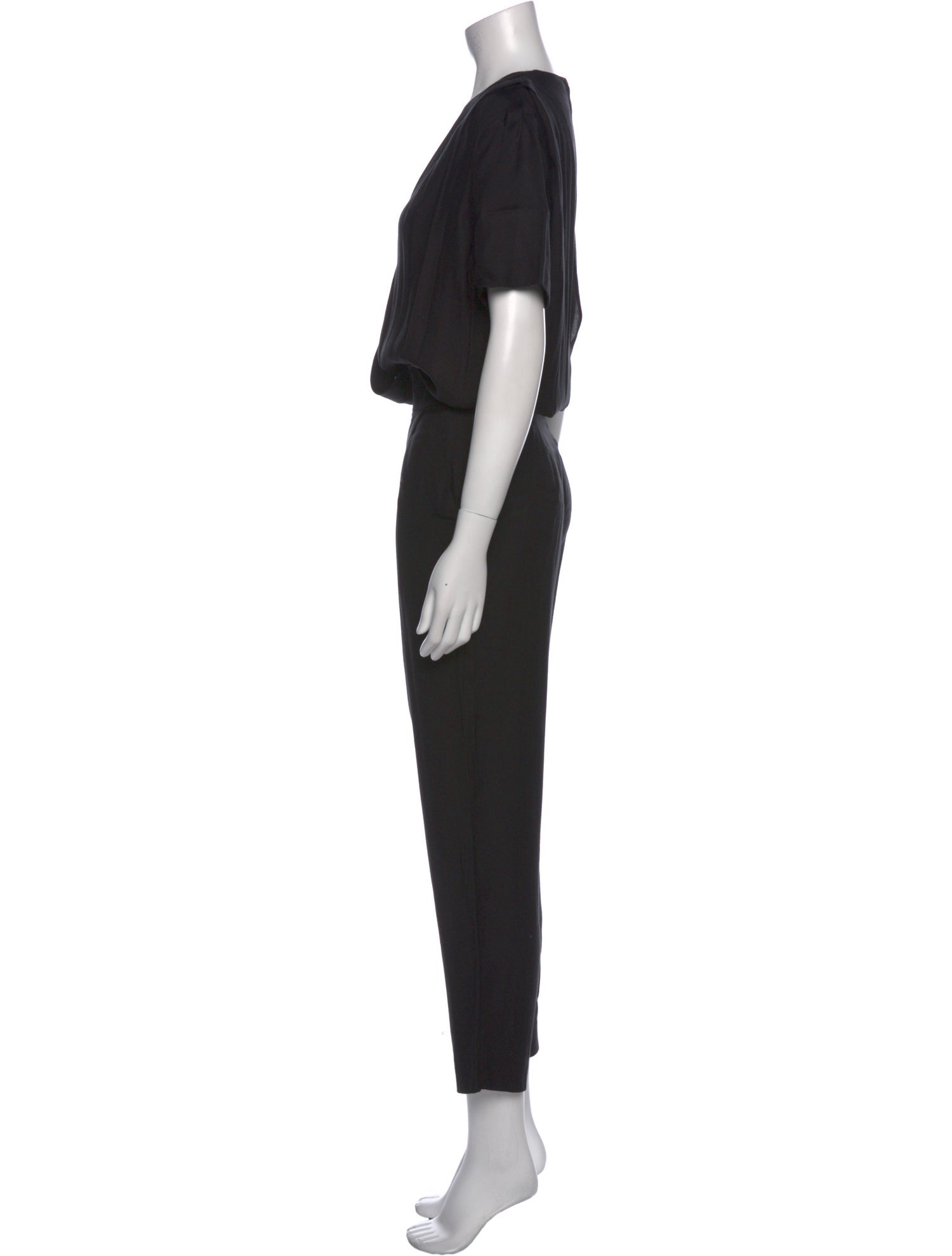 Sandro V-Neck Jumpsuit