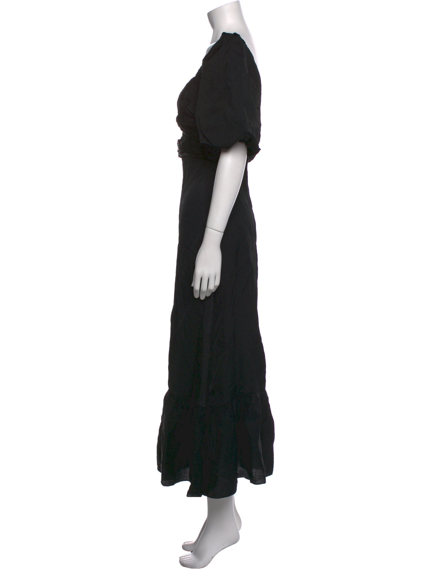 Sandro Silk Long Dress