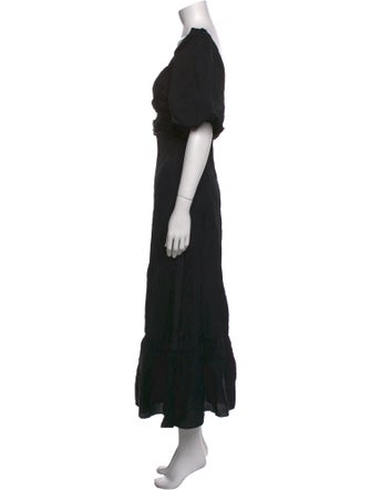 Sandro Silk Long Dress