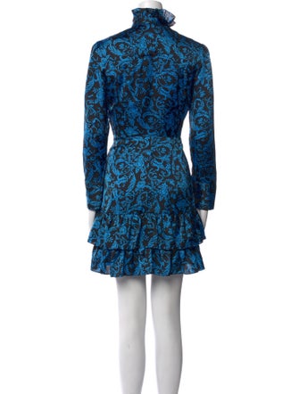 Sandro Printed Mini Dress