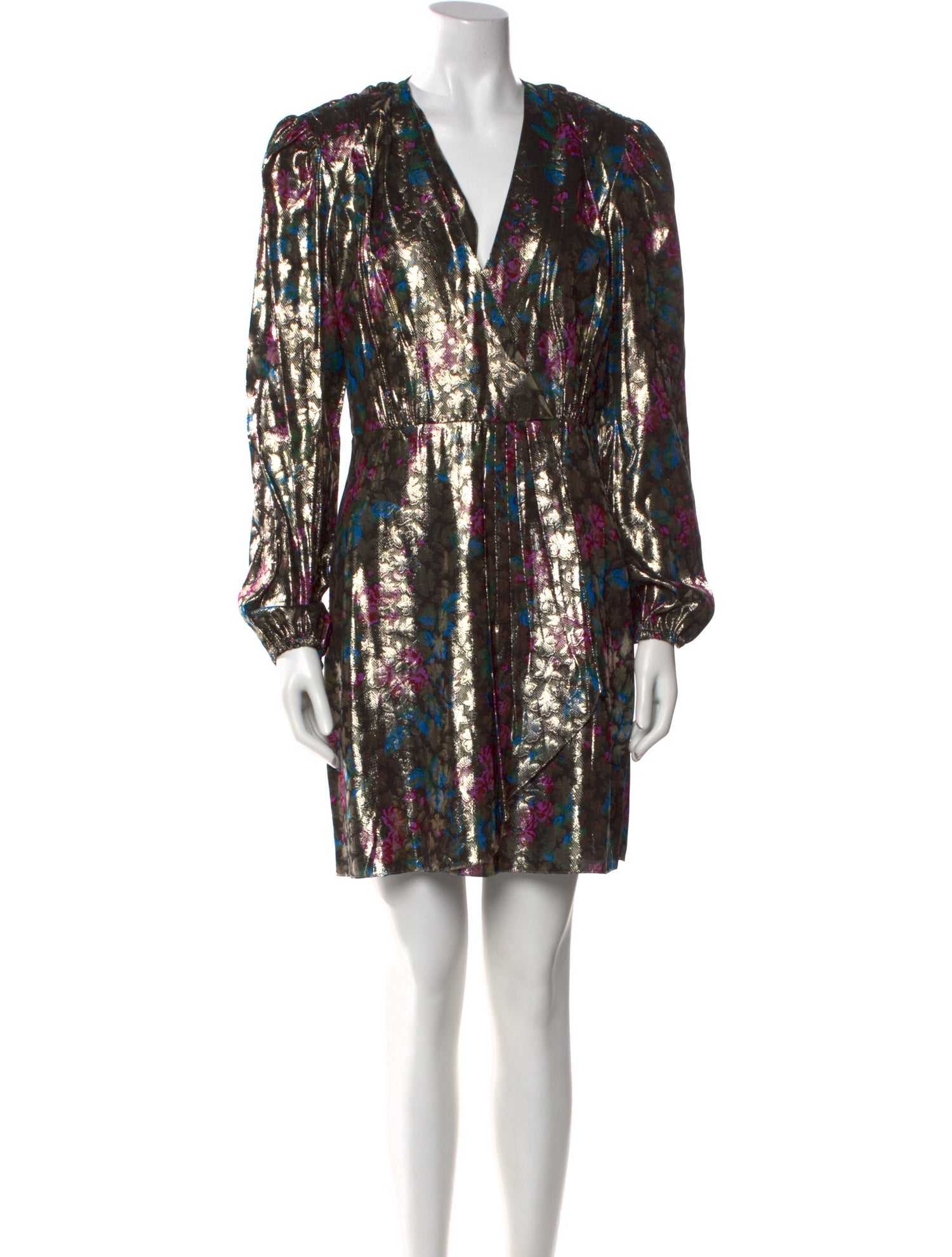 Sandro Printed Mini Dress