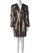 Sandro Printed Mini Dress