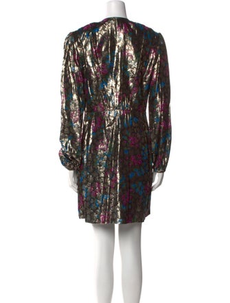 Sandro Printed Mini Dress