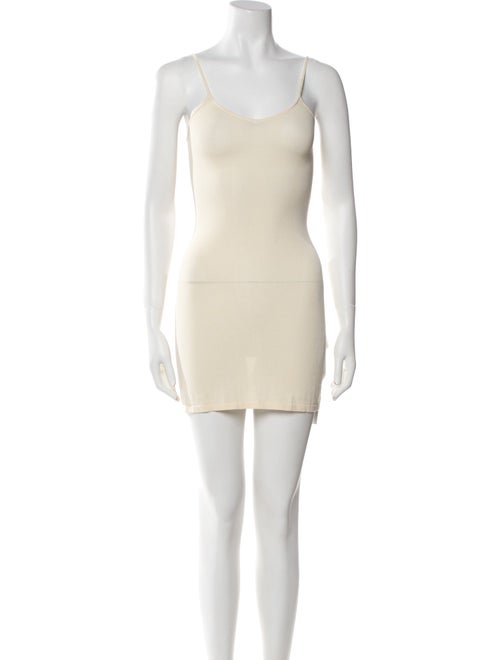 Sandro Scoop Neck Mini Dress