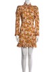 Sandro Floral Print Mini Dress