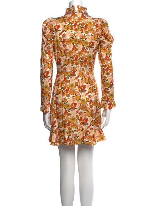 Sandro Floral Print Mini Dress