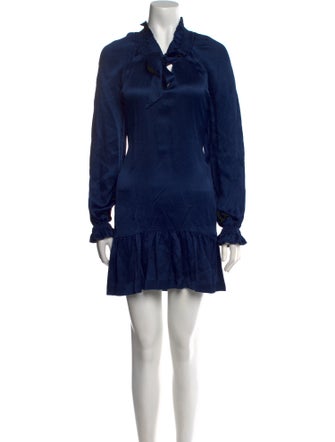 Sandro V-Neck Mini Dress