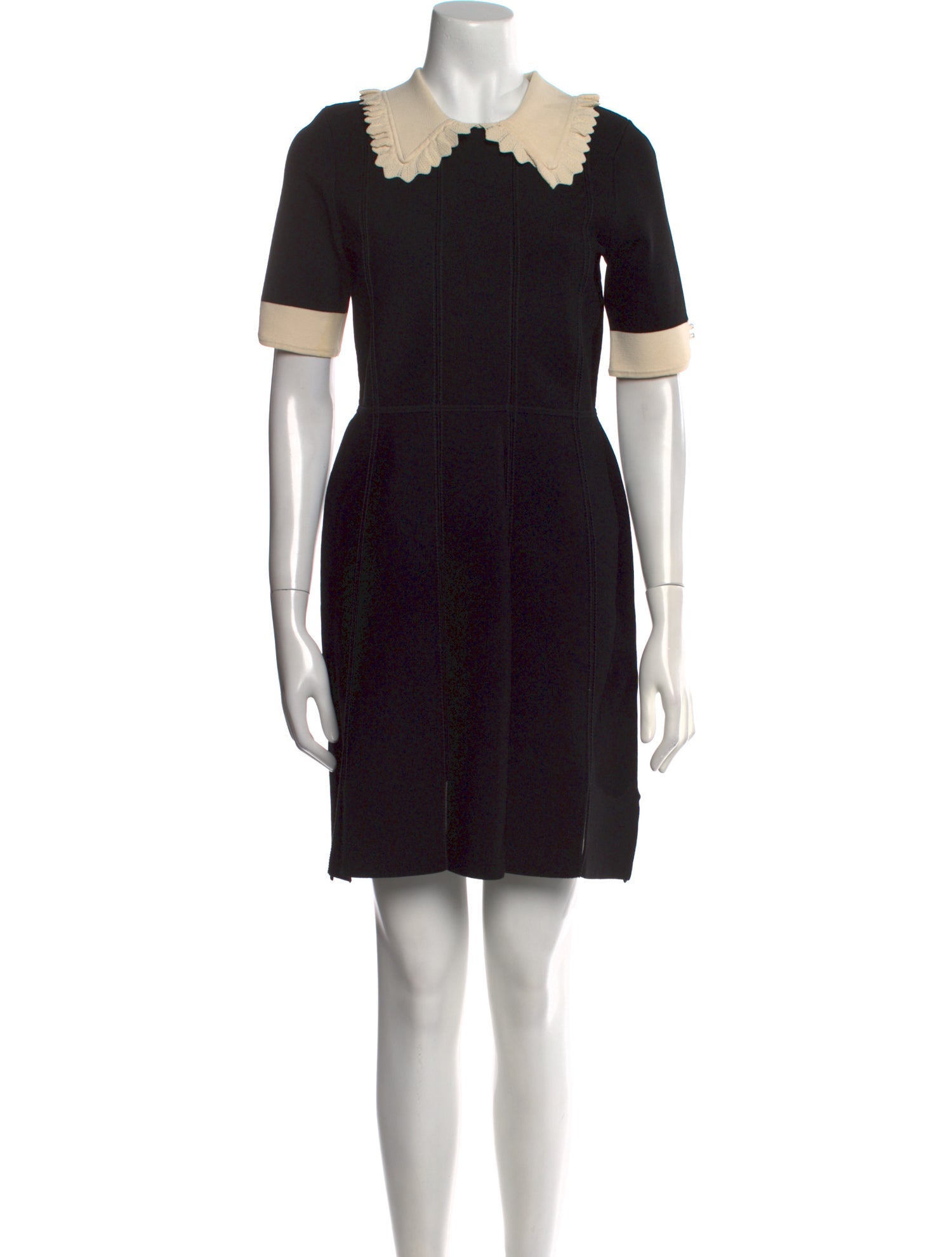 Sandro Crew Neck Mini Dress