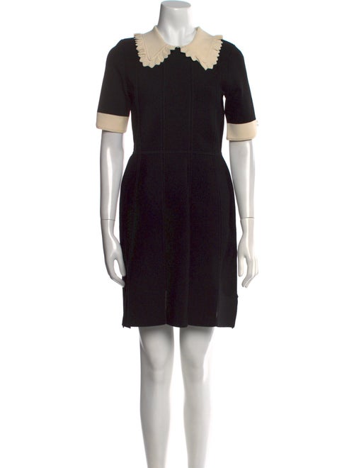 Sandro Crew Neck Mini Dress