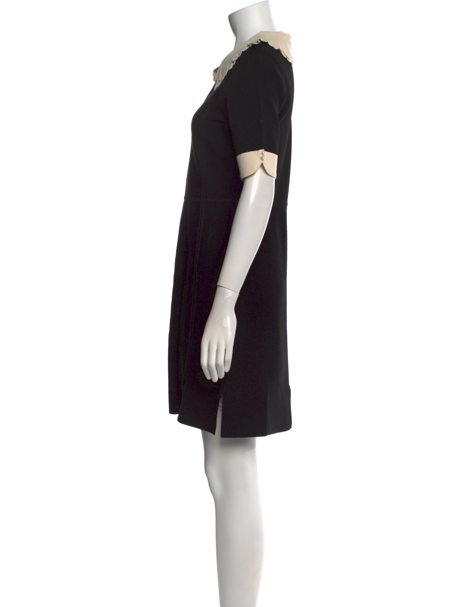 Sandro Crew Neck Mini Dress