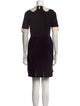 Sandro Crew Neck Mini Dress