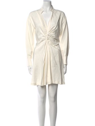 Sandro V-Neck Mini Dress