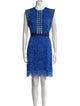 Sandro Lace Pattern Knee-Length Dress