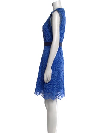 Sandro Lace Pattern Knee-Length Dress